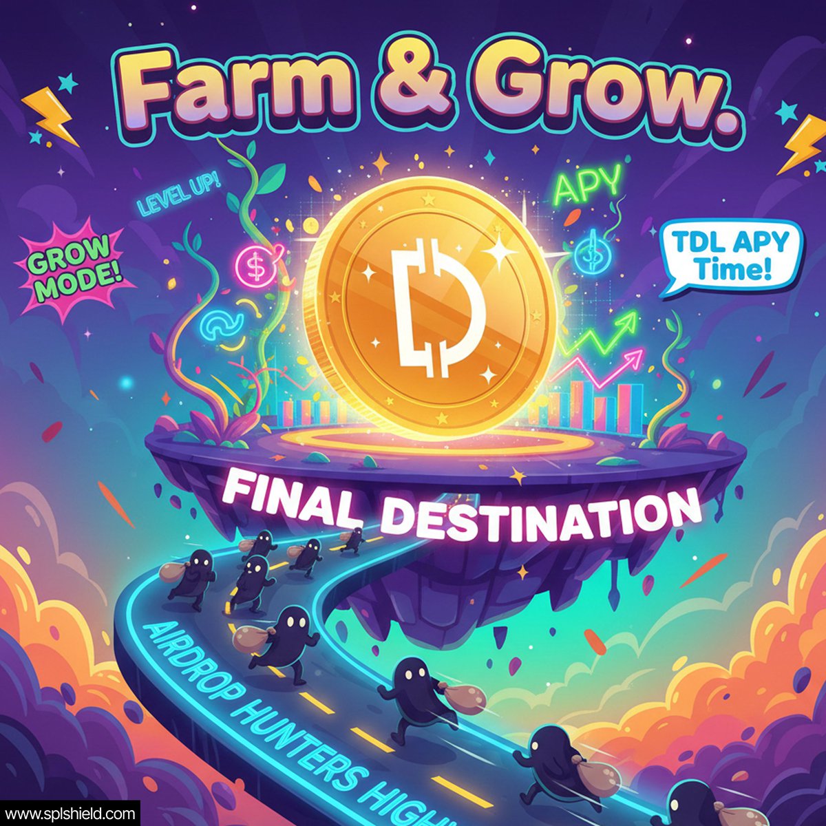 Airdrop Hunters: This is your final destination. TDL isn't just a drop; it's a sustainable ecosystem. Stake your presale tokens for massive APY rewards. Don't farm and dump, farm and grow!  

BUY TDL: presale.splshield.com  
TG UPDATES: t.me/splshieldoffic…

#AirdropHunters