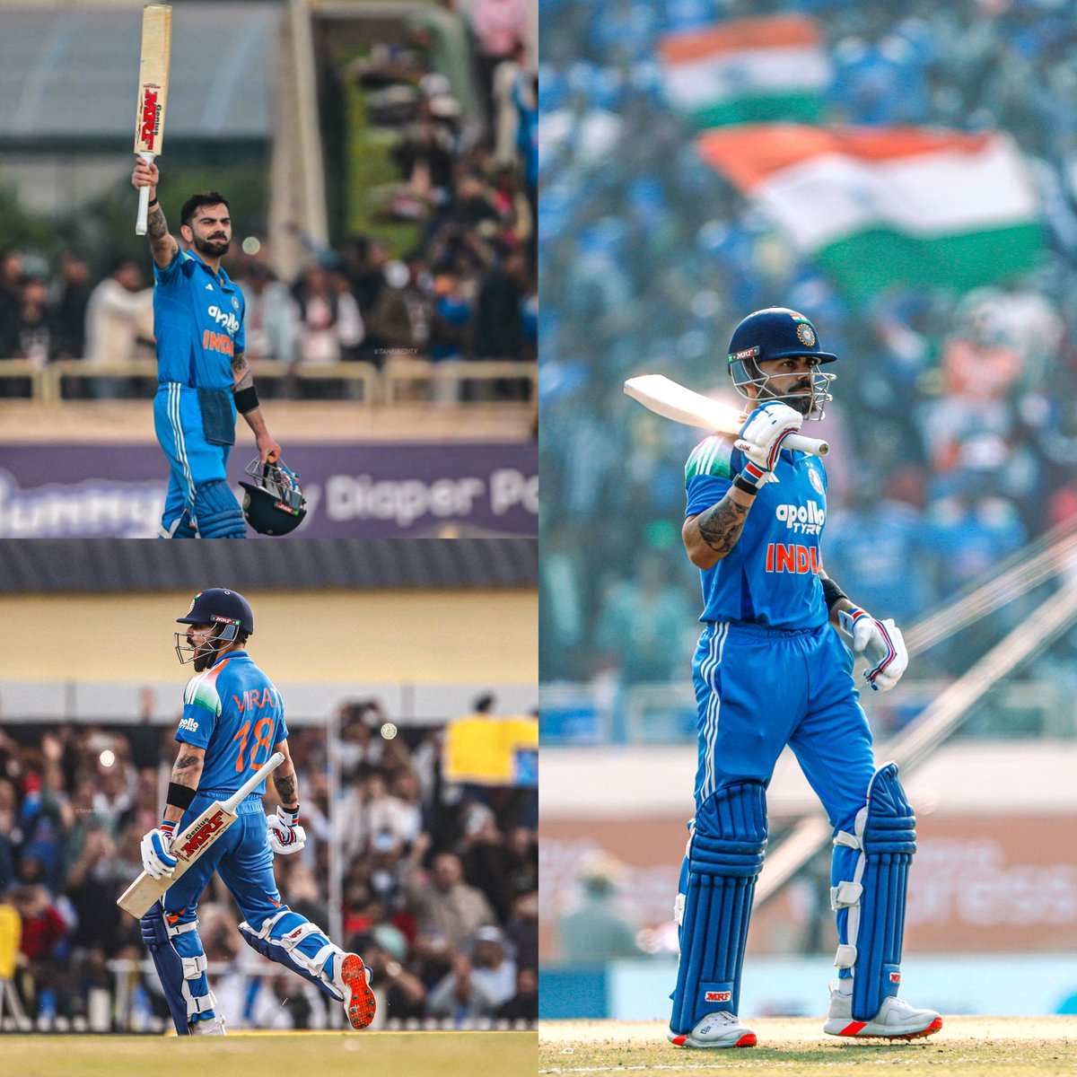 Shebas_10dulkar's tweet photo. Most 100s among Active Players 

83 - 𝗞𝗼𝗵𝗹𝗶 in Intl
69 - 𝗞𝗼𝗵𝗹𝗶 in Bilaterals
64 - 𝗞𝗼𝗵𝗹𝗶 with MRF
59 - 𝗞𝗼𝗵𝗹𝗶 in Won matches
58 - Root
54 - 𝗞𝗼𝗵𝗹𝗶 in Asia
53 - 𝗞𝗼𝗵𝗹𝗶 in Limited overs
52 - 𝗞𝗼𝗵𝗹𝗶 as a Bachelor
52 - 𝗞𝗼𝗵𝗹𝗶 in ODI
50 - Rohit 
48 - Smith
48 - Kane
48 - 𝗞𝗼𝗵𝗹𝗶 in Toss Losing matches 
47 - 𝗞𝗼𝗵𝗹𝗶 in D/N matches
46 - 𝗞𝗼𝗵𝗹𝗶 in Different Venues
45 - 𝗞𝗼𝗵𝗹𝗶 at No.3
44 - 𝗞𝗼𝗵𝗹𝗶 in Away matches
43 - 𝗞𝗼𝗵𝗹𝗶 against SENA Teams
43 - 𝗞𝗼𝗵𝗹𝗶 in 2nd Match Innings
42 - 𝗞𝗼𝗵𝗹𝗶 as a Non Captain 
41 - 𝗞𝗼𝗵𝗹𝗶 as a Captain
39 - 𝗞𝗼𝗵𝗹𝗶 at Home
36 - 𝗞𝗼𝗵𝗹𝗶 with 100+ SR
36 - 𝗞𝗼𝗵𝗹𝗶 in Weekend
35 - 𝗞𝗼𝗵𝗹𝗶 in Day matches
35 - 𝗞𝗼𝗵𝗹𝗶 in Toss Winning matches
34 - 𝗞𝗼𝗵𝗹𝗶 in 1st Match Innings
33 - 𝗞𝗼𝗵𝗹𝗶 at No.4