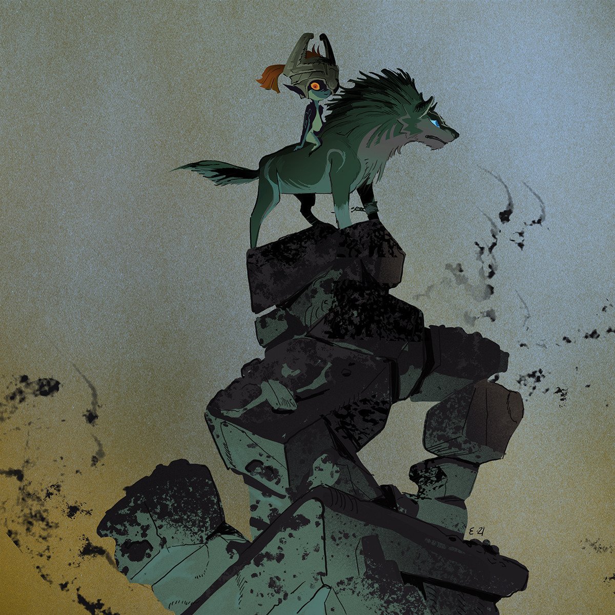 Fan art | The Legend of Zelda: Twilight Princess

Artist: <a href="/evelmiina/">Eva Vilhelmiina</a>