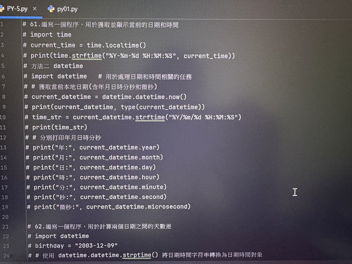 Python14159's tweet image. 我活了8027天了，真令人吃驚
#第61天 #pythonlearning