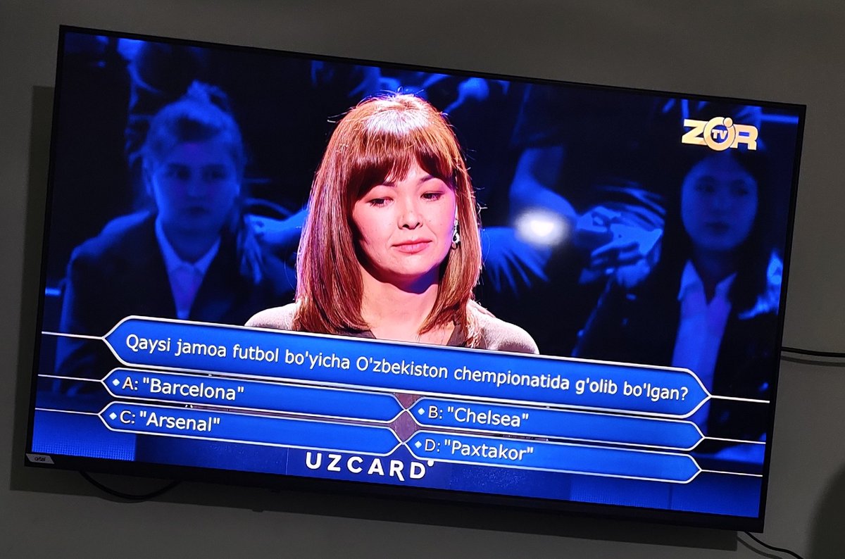 Зўр ТВда зўр савол 😁