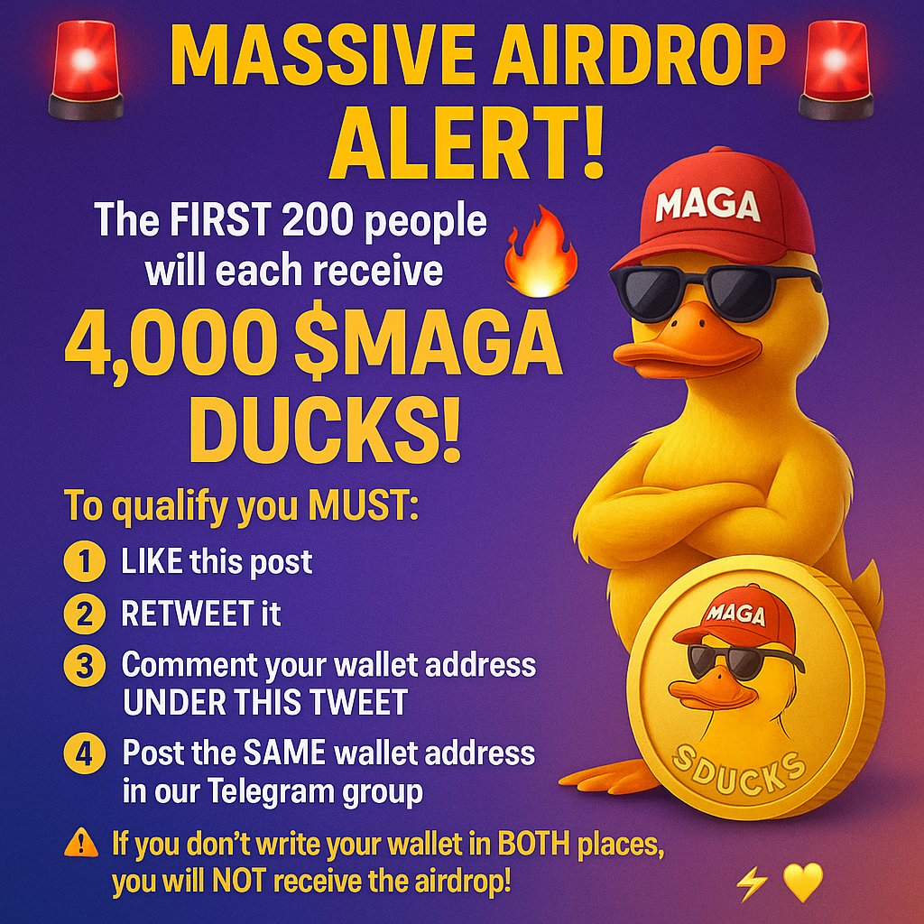 MAGA DUCKS COIN $M4DUCKS tweet media