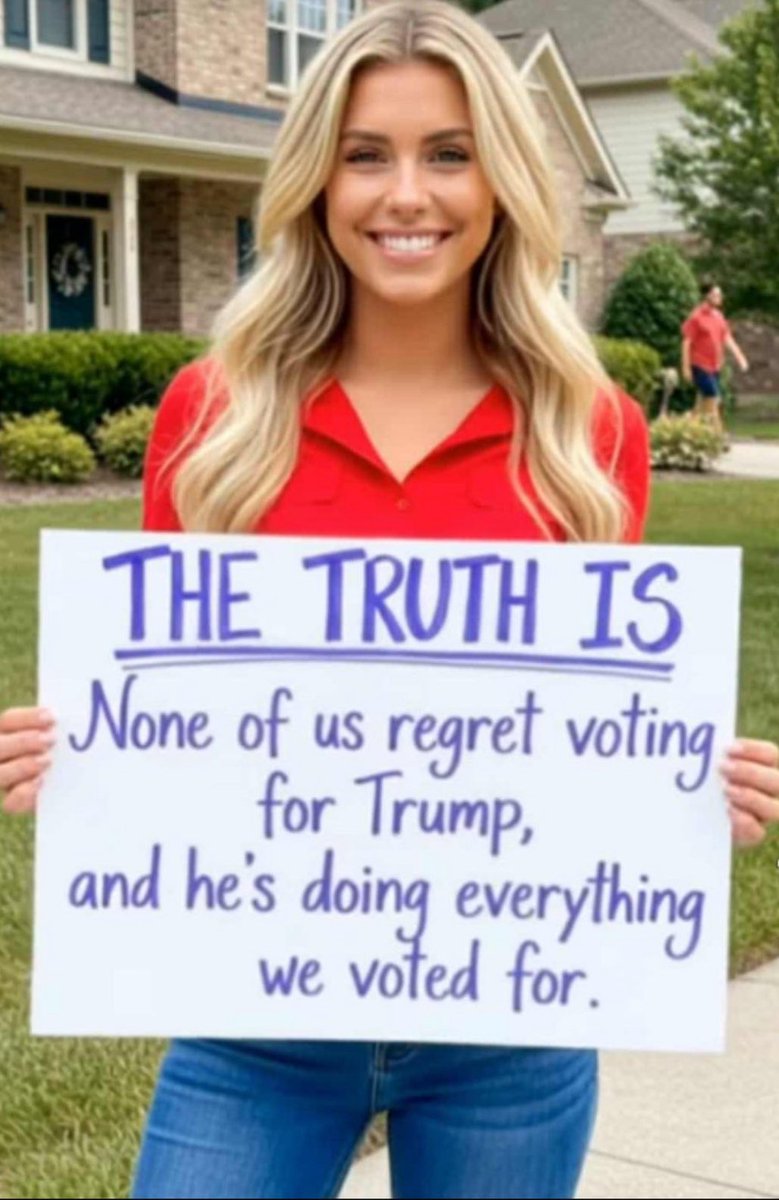 I have never met a Trump voter who regrets their vote. 🤷🏻‍♂️