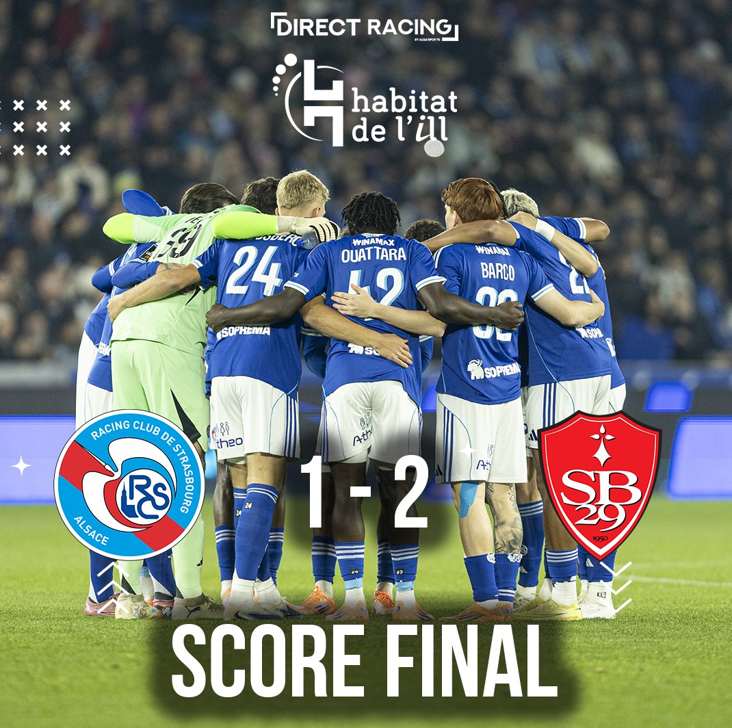 Direct__Racing's tweet image. Après-midi à oublier pour le Racing, qui après avoir totalement dominé la première période, s&apos;est disloqué en seconde mi-temps et qui s&apos;incline face à une équipe de Brest qui n&apos;a pas montré grand-chose, mais qui au moins, remporte les trois points.

#LiveRCS #RCSA #RCSASB29