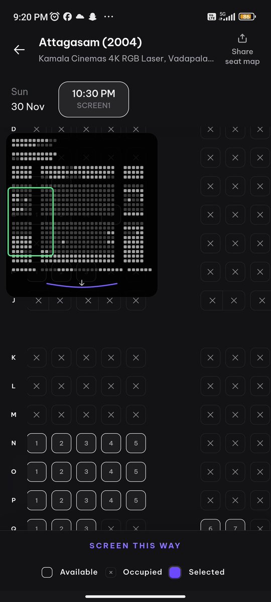 SurendarAKs's tweet image. Attagasam today night shows almost 70% tickets sold at vettri,kamala and rohini Thala ruling the box office 🥵🔥
#Ajithkumar𓃵 #AttagasamReRelease  #Thala #AK64