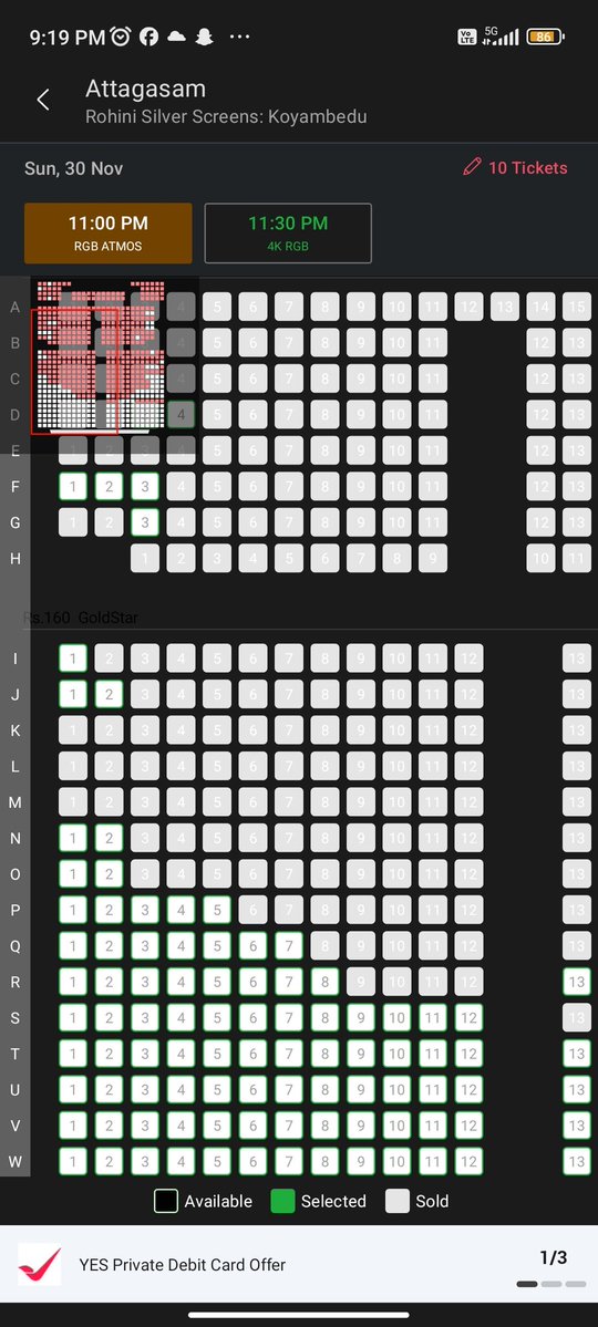 SurendarAKs's tweet image. Attagasam today night shows almost 70% tickets sold at vettri,kamala and rohini Thala ruling the box office 🥵🔥
#Ajithkumar𓃵 #AttagasamReRelease  #Thala #AK64