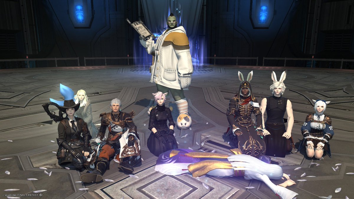 Ruuwildcat's tweet image. 本日の部活【極ツクヨミ】
白黒つけて終了ーー！
#FF14
#FCひだまりにゃんこ