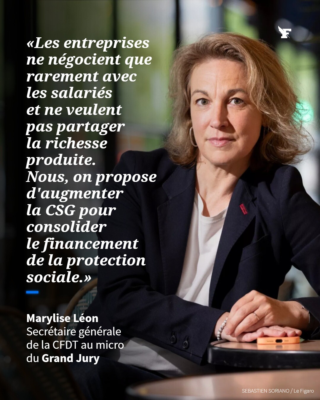 Marylise Léon, secrétaire générale de la CFDT, était l'invitée du Grand Jury ce dimanche. Pour retrouver le replay, c'est ici→