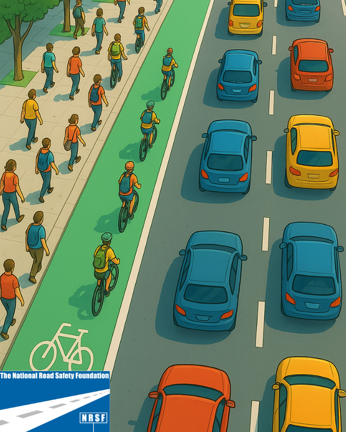NRSForg's tweet image. This season brings heavier traffic and crowded streets. Slowing down, checking blind spots, and staying focused can make the difference between danger and safety. Everyone out there depends on your attention.
#NRSFsquad #ShareTheRoad #PedestrianSafety #CyclistSafety #SafeDriving