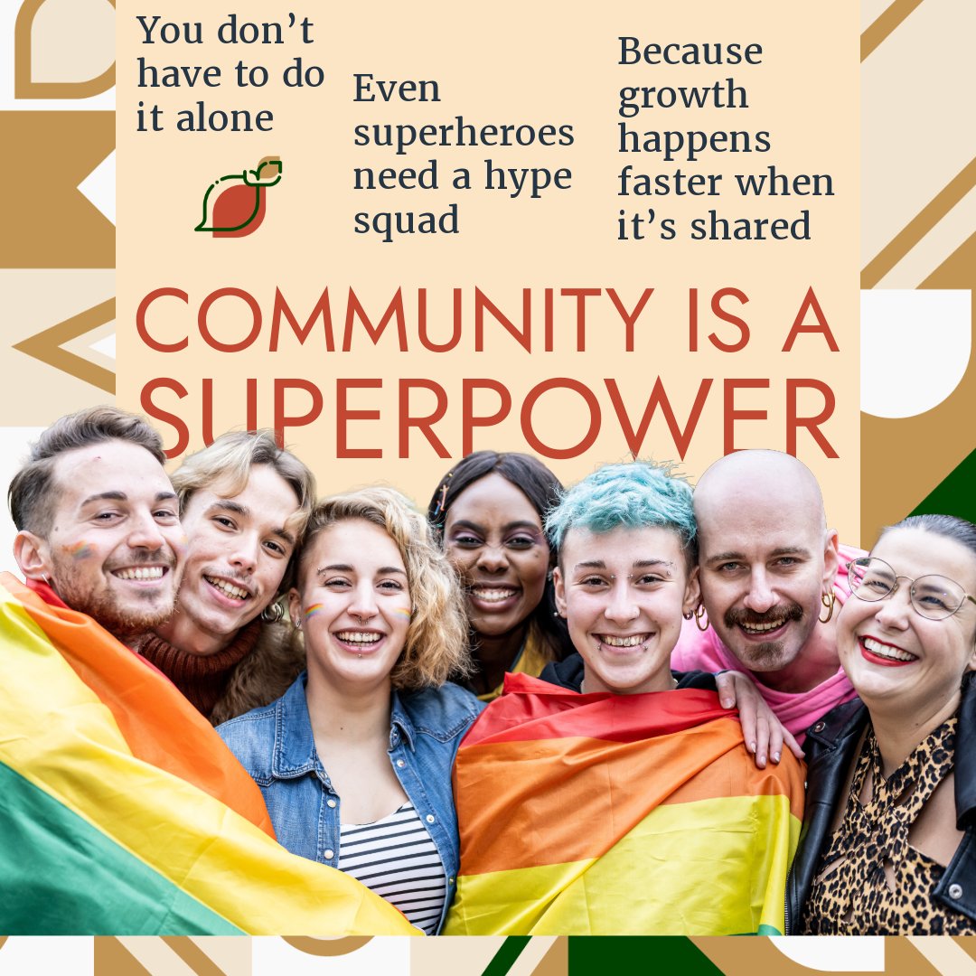 GoMangoApp's tweet image. Find your people,  the ones who cheer for your small wins and remind you you’re enough, always.

Join the Mango community - where showing up is enough 🏳️‍🌈🥭 

#MangoApp #LGBTQSupport #InclusiveCommunity #TogetherWeGrow #SupportEachOther #AuthenticLiving #MentalHealthMatters