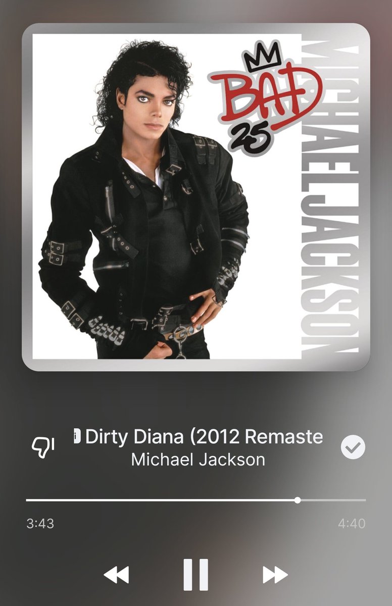 Считаю Dirty Diana самым сильным греком Майкла. На столько легендарный, что просто перевернул представление о том, что за музыку может делать настоящий король, но это было лишь начало...