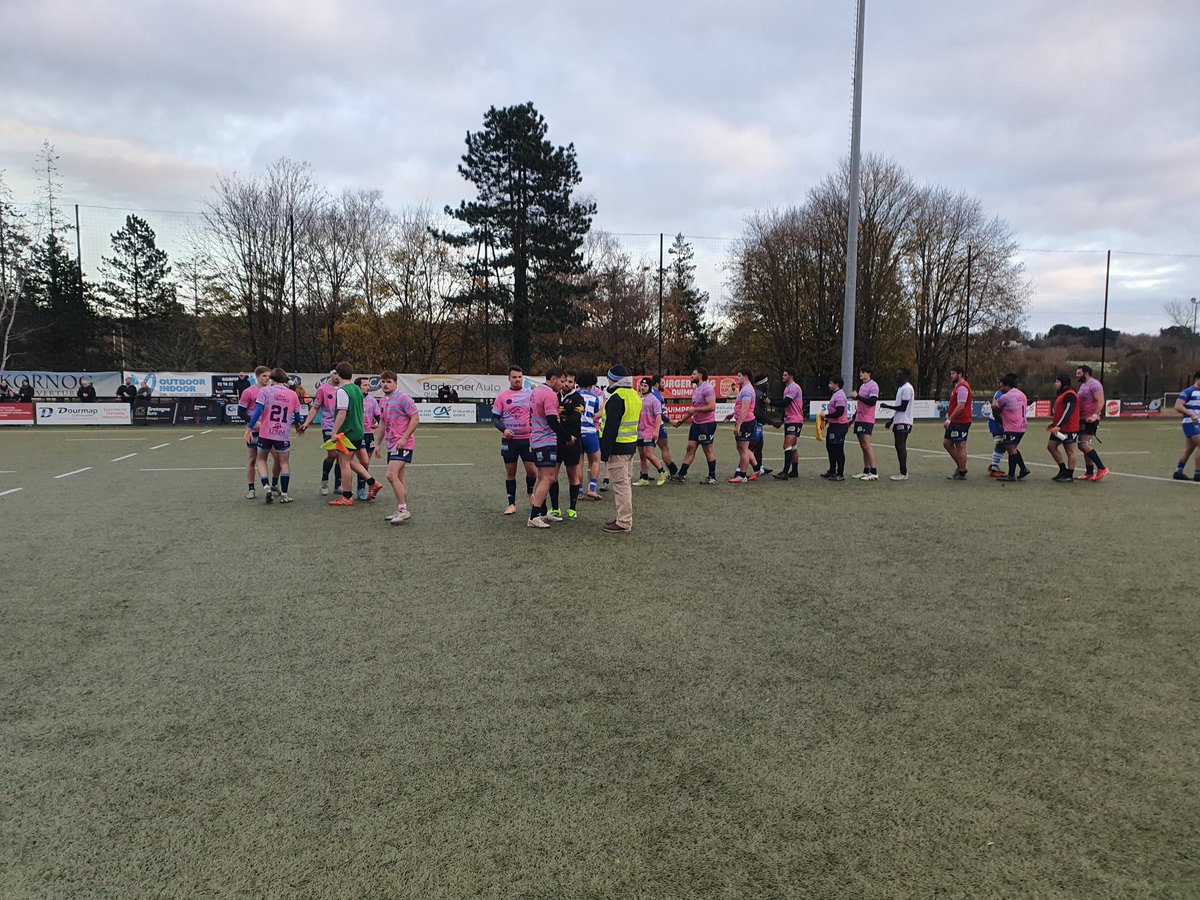 parc_officiel's tweet photo. 🔷️🔷️
Fédérale 3
80'. RCQ 34-38 PARC
Essai pour Quimper
C'est terminé.
Superbe victoire d'Auray dans un excellent et superbe match de Fédérale 3.
6 essais à 5 pour les Morbihannais.
#ParcAtak https://t.co/Hms20KSwiu