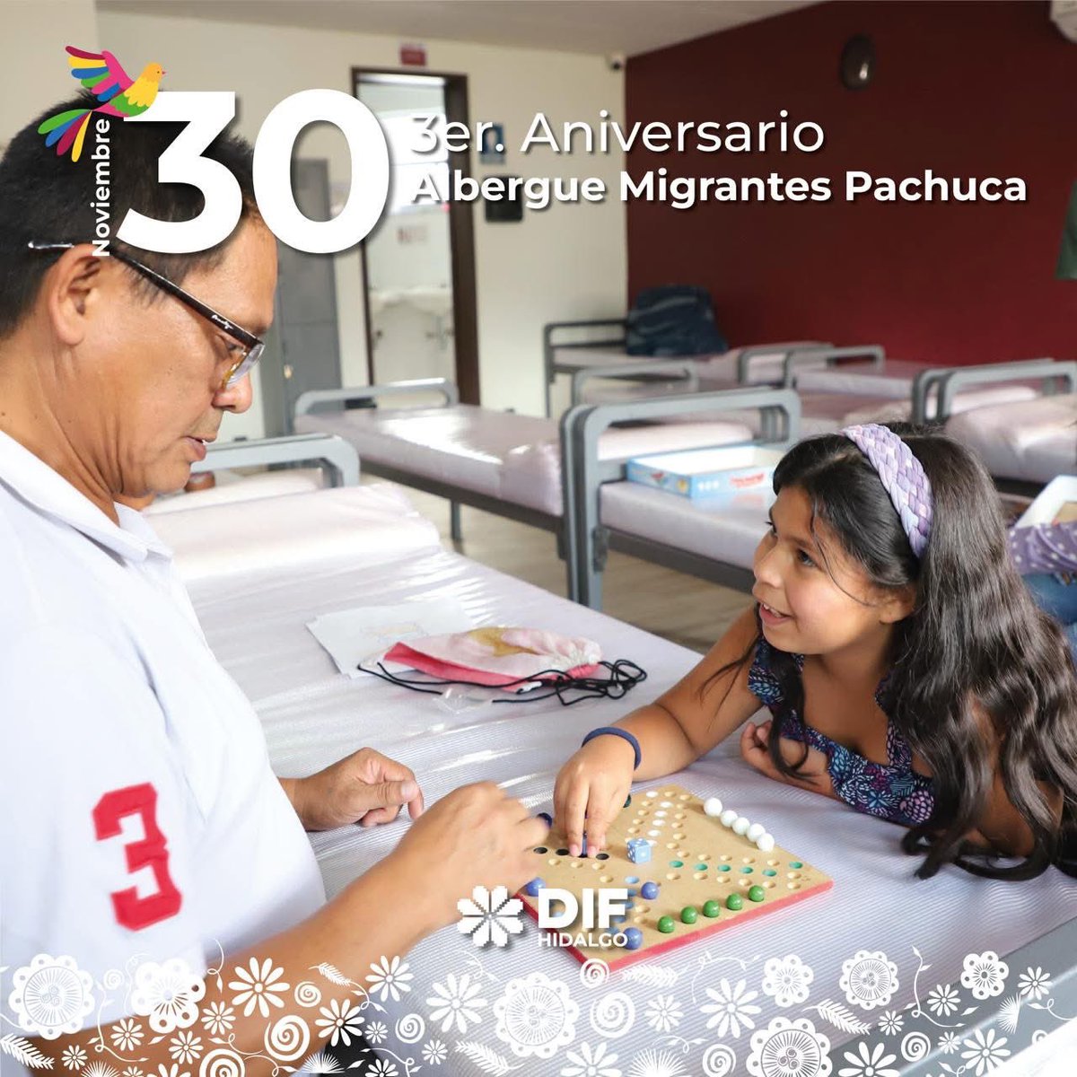 difhgo's tweet image. Celebramos el tercer aniversario del Albergue para Personas Migrantes, tres años de brindar apoyo, acompañamiento y esperanza a quienes transitan por Hidalgo en busca de un mejor futuro. 🛣️🚶🏻‍♂️💛