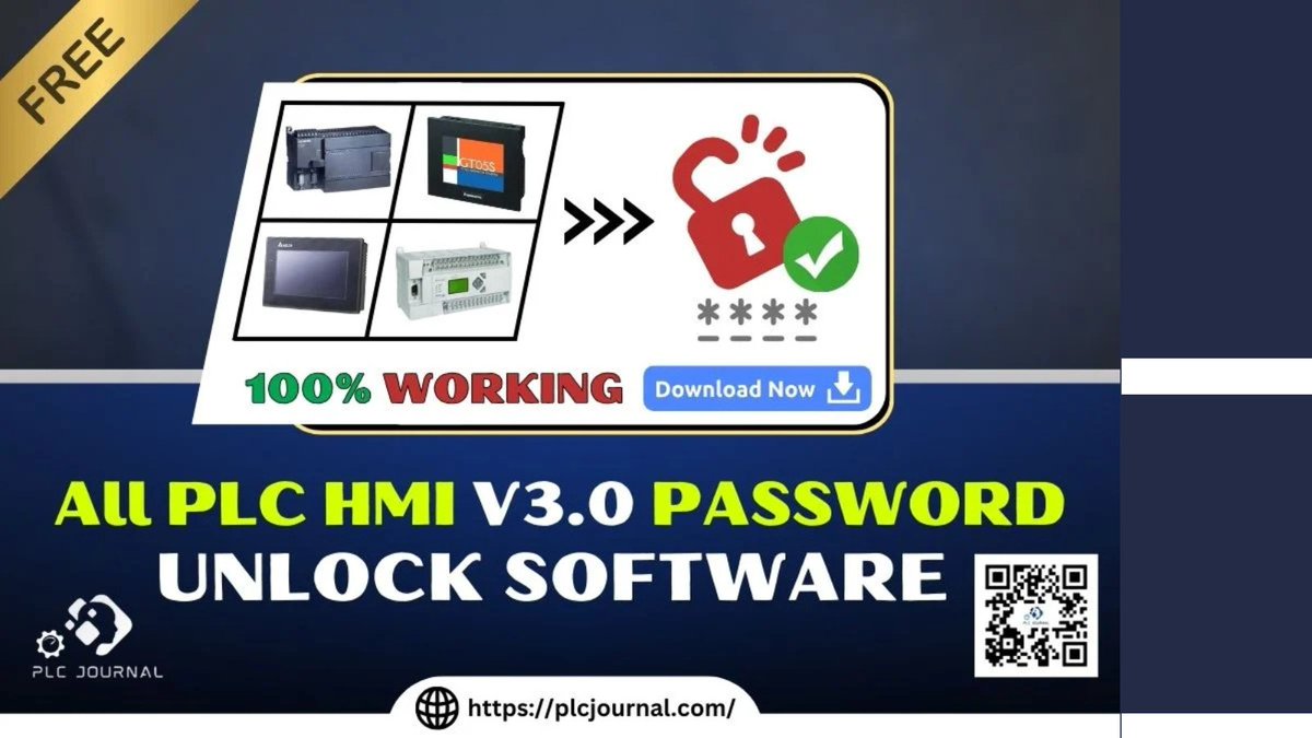plcjournal's tweet image. All PLC HMI Password Unlock Tool v3.0 – Free Download (100% Working)
Are you suffering from PLC or HMI Password Locked problem ?
This All PLC HMI Unlock Tool v3.0 is the most popular and 100% effective password unlock software in the market. #PLC #PLCProgramming #PLCTools
