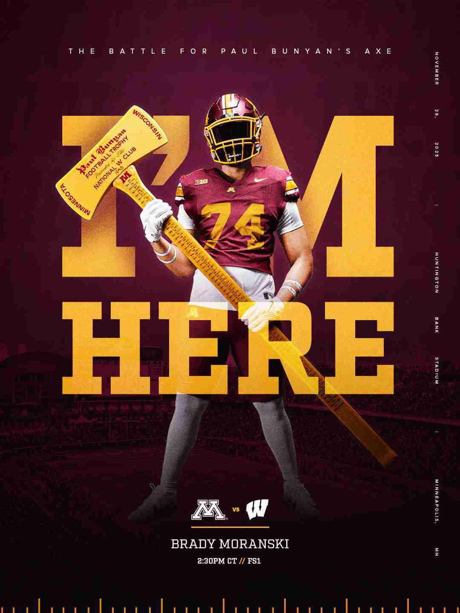 Gopher nation was active last night after a great win over Wisconsin!! Thank you <a href="/GopherFootball/">Minnesota Football</a> for the great hospitality. Can’t wait to get back and keep building great relationships!! 
<a href="/Coach_Fleck/">P.J. Fleck</a> <a href="/Callybrian/">Brian Callahan</a> <a href="/CoachBain75/">James Bain</a> <a href="/GtownGridiron/">Germantown Gridiron Club</a> <a href="/AllenTrieu/">Allen Trieu</a>
