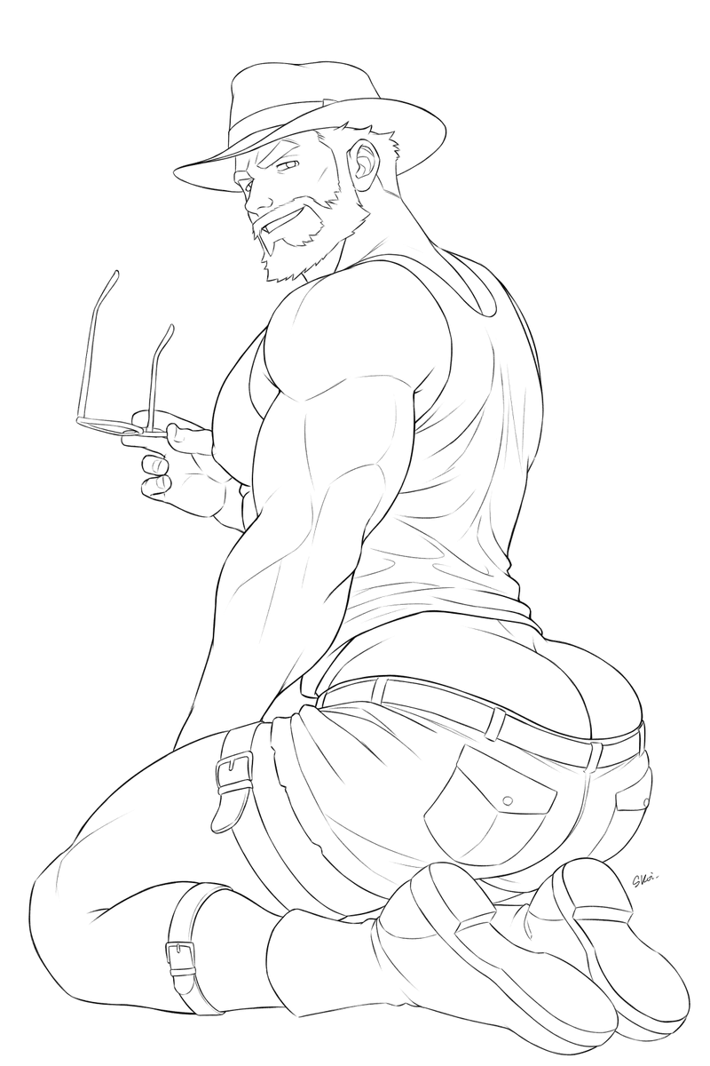only lineart #bara