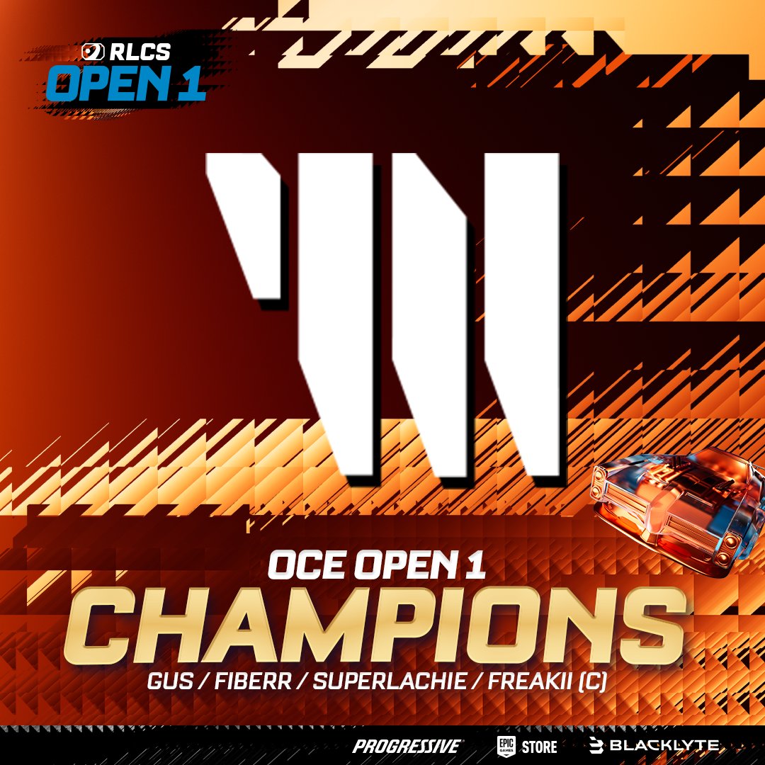 RLEsports's tweet photo. OCE Open 1 CHAMPIONS: @TeamPWR 👊

🔸 @gus__oce 
🔸 @Fiberr_RL 
🔸 @Superlachierl 
🔸 @FreaKiiRL (c) https://t.co/UYbeNyQfeE