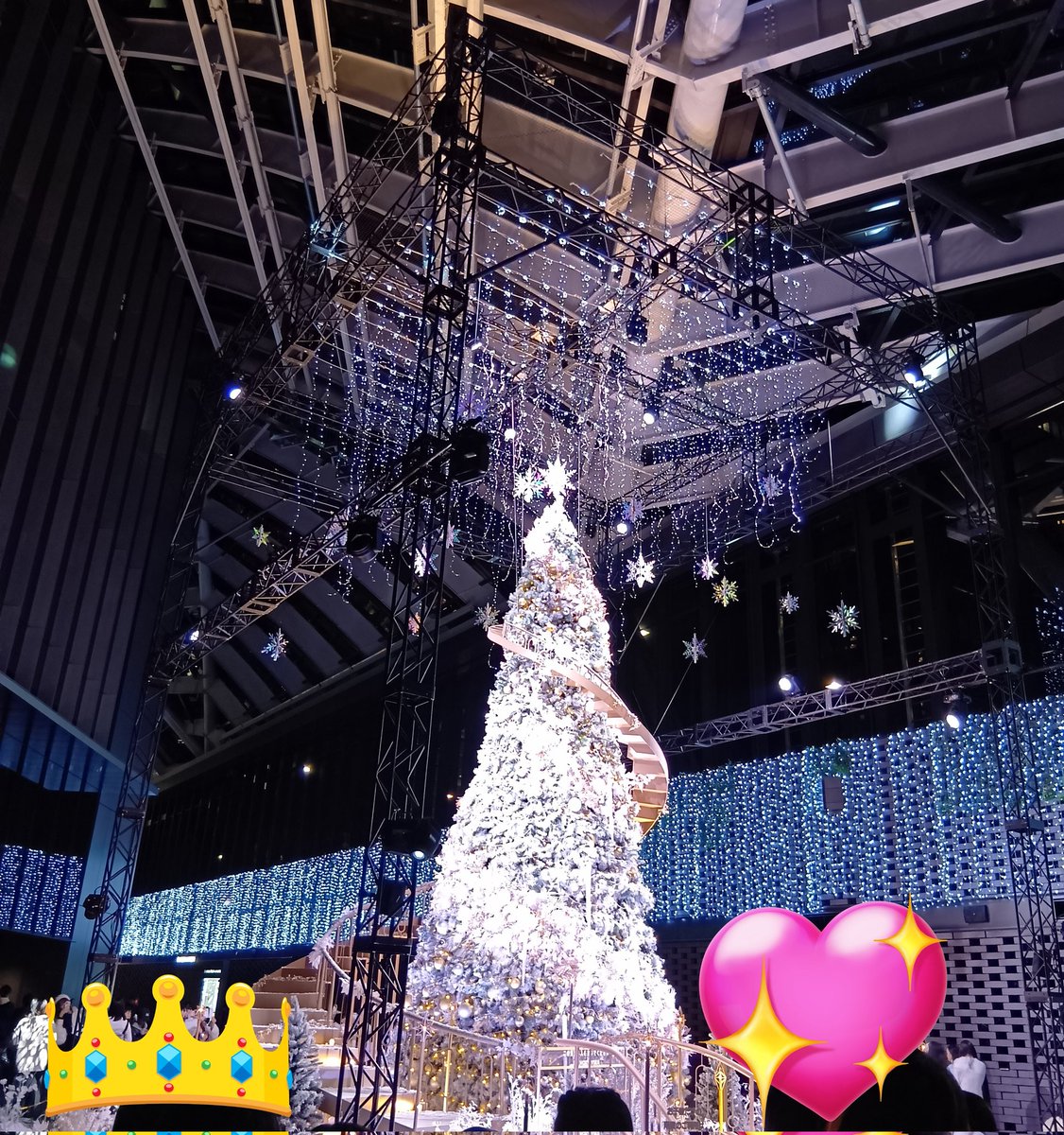 今日は新宿御苑散歩して、美味しいごはんとイルミネーション見てきたー。西新宿久々だったなー。