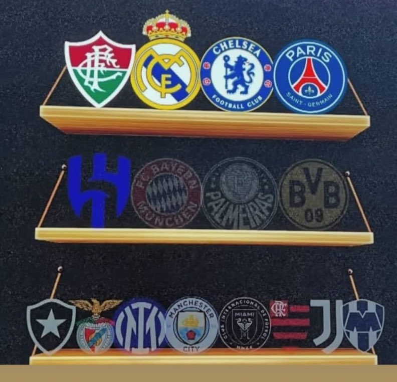 pcfilho's tweet image. Vale relembrar como estão as prateleiras do futebol mundial: