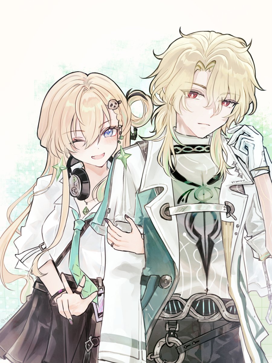 リンネーとリューク #鳴潮コレクション #Lynae #LuukHerssen