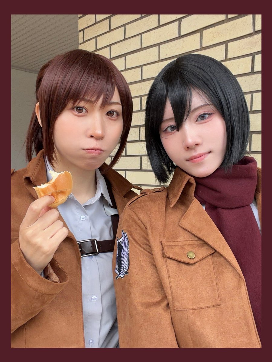 miori_99's tweet photo. cos / aot
.
 
サシャ と ミカサ

🥖🧣

. https://t.co/Ylos01wtsq