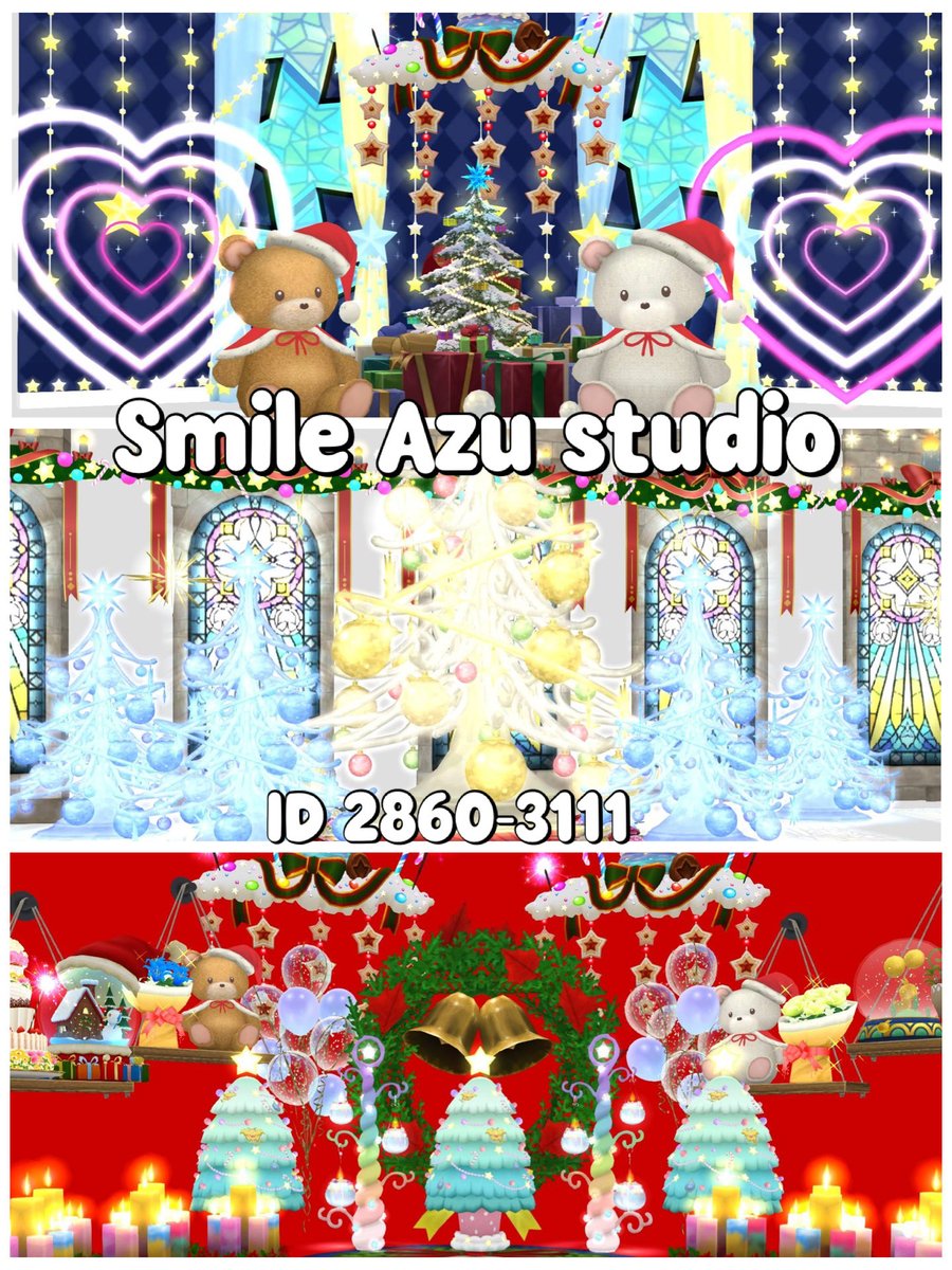 dqyoccoyocco's tweet photo. 【✨拡散大希望✨】

#smileアズスタ
クリスマススタジオを3番地にて公開しました🎄ぜひ、素敵なクリスマス写真を撮りに遊びにきてくださーい✨
【タウン名】smileアズスタ
【ID】2860-3111
#DQ10 https://t.co/ATCa6BwPpq