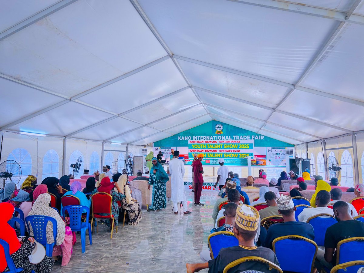 Shopbafrica's tweet photo. Day One Highlights – 46th Kano State International Trade Fair

Yesterday marked an exciting moment for us at https://t.co/yAB4O1mUf4  as we proudly participated in the 46th Kano State International Trade Fair, organized by KACCIMA, under the vibrant Talent Show segment. https://t.co/ayPBdf842K