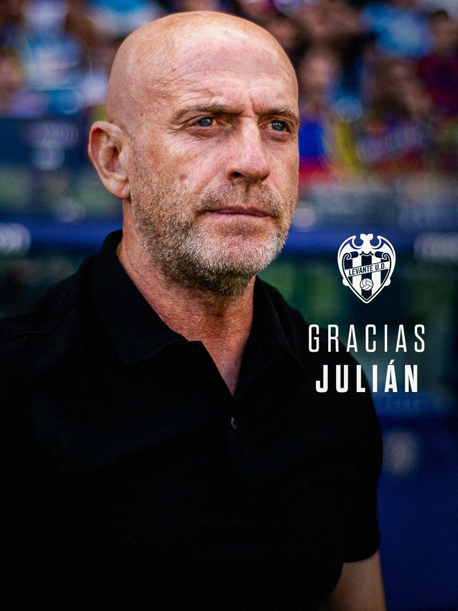 LigActu's tweet image. 🚨 OFFICIEL !

❌ Levante annonce le départ de son entraîneur Julián Calero !

◾️ Il est le 2ème entraîneur de Liga à être destitué de son poste cette saison après Veljko Paunović en octobre dernier.