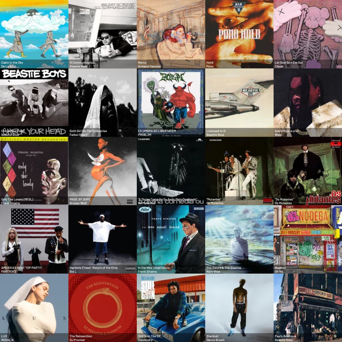 HackFunkDoc's tweet image. Listopad 2025.

Po historycznie niemuzycznych wrześniu i październiku - odbicie.
Katalog Beastie Boys odświeżony przy lekturze "Księgi Beastie Boys" - stanowczo polecam, znakomita pozycja.