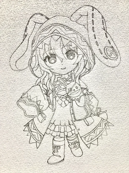 #今月描いた絵を晒そう 
全部作画中。 