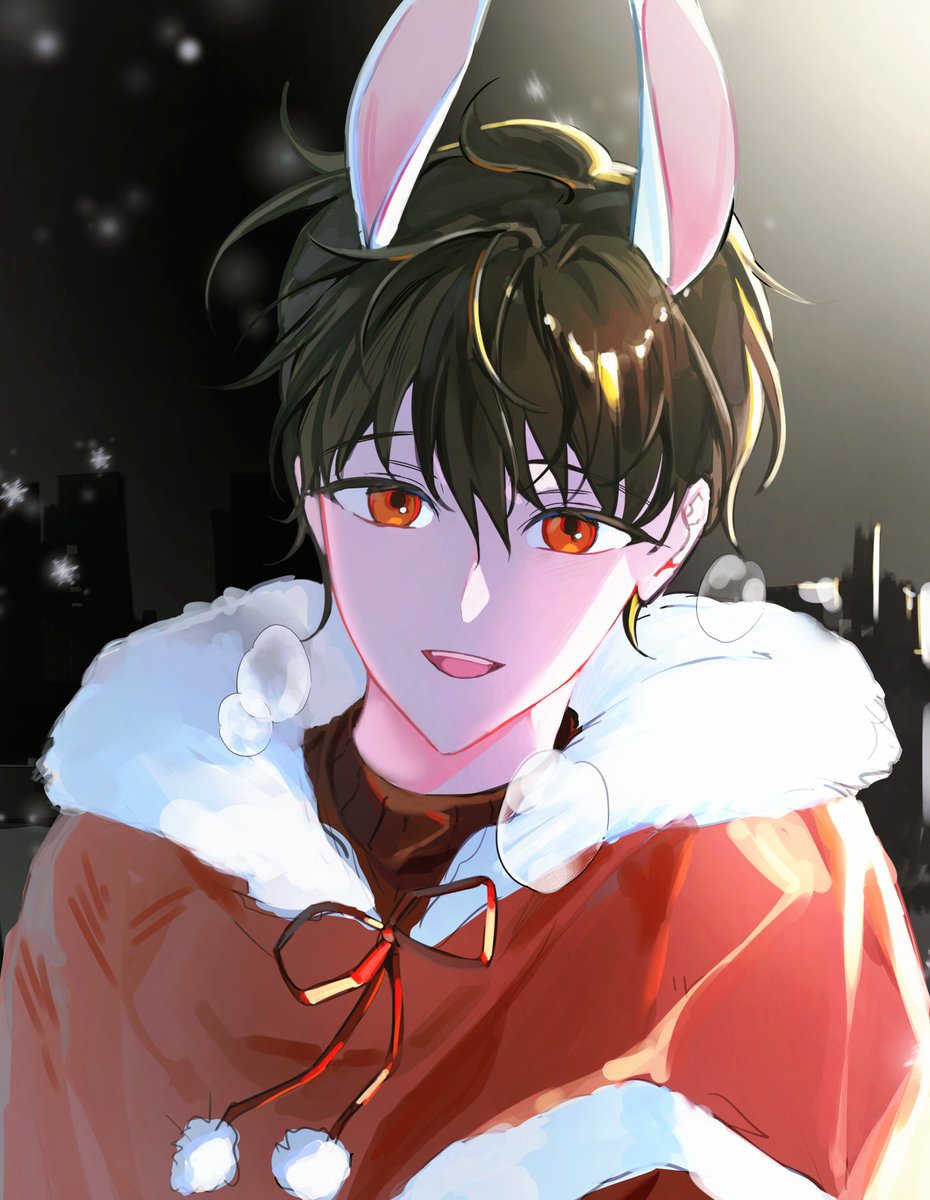 이르게 찾아온 산타 토끼