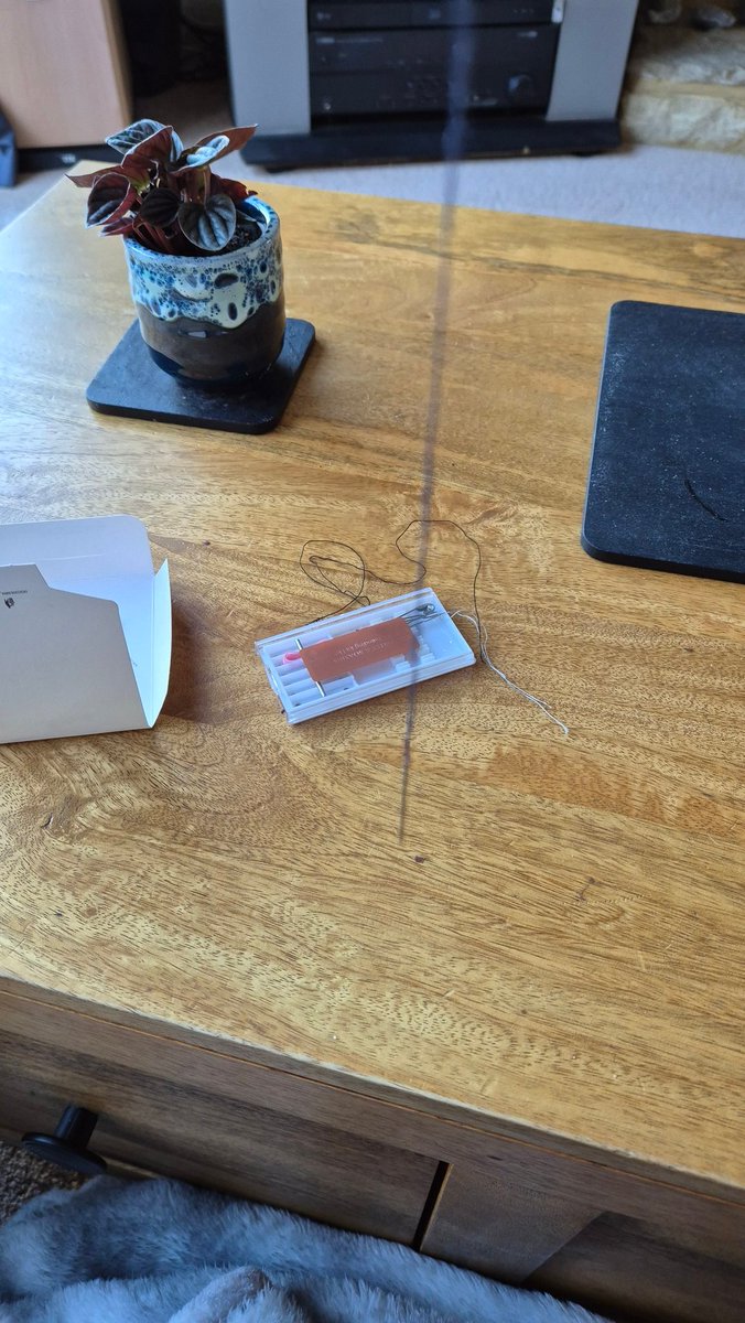 mgbed's tweet image. Achievement of the day, threading a needle.   Couldn't find the large eye needles I purchased many years ago, so was the hotel sewing kit tiny tiny head needle.   Fixed a strap that was becoming loose on a rucksack.   

Im still young 😁👍💪