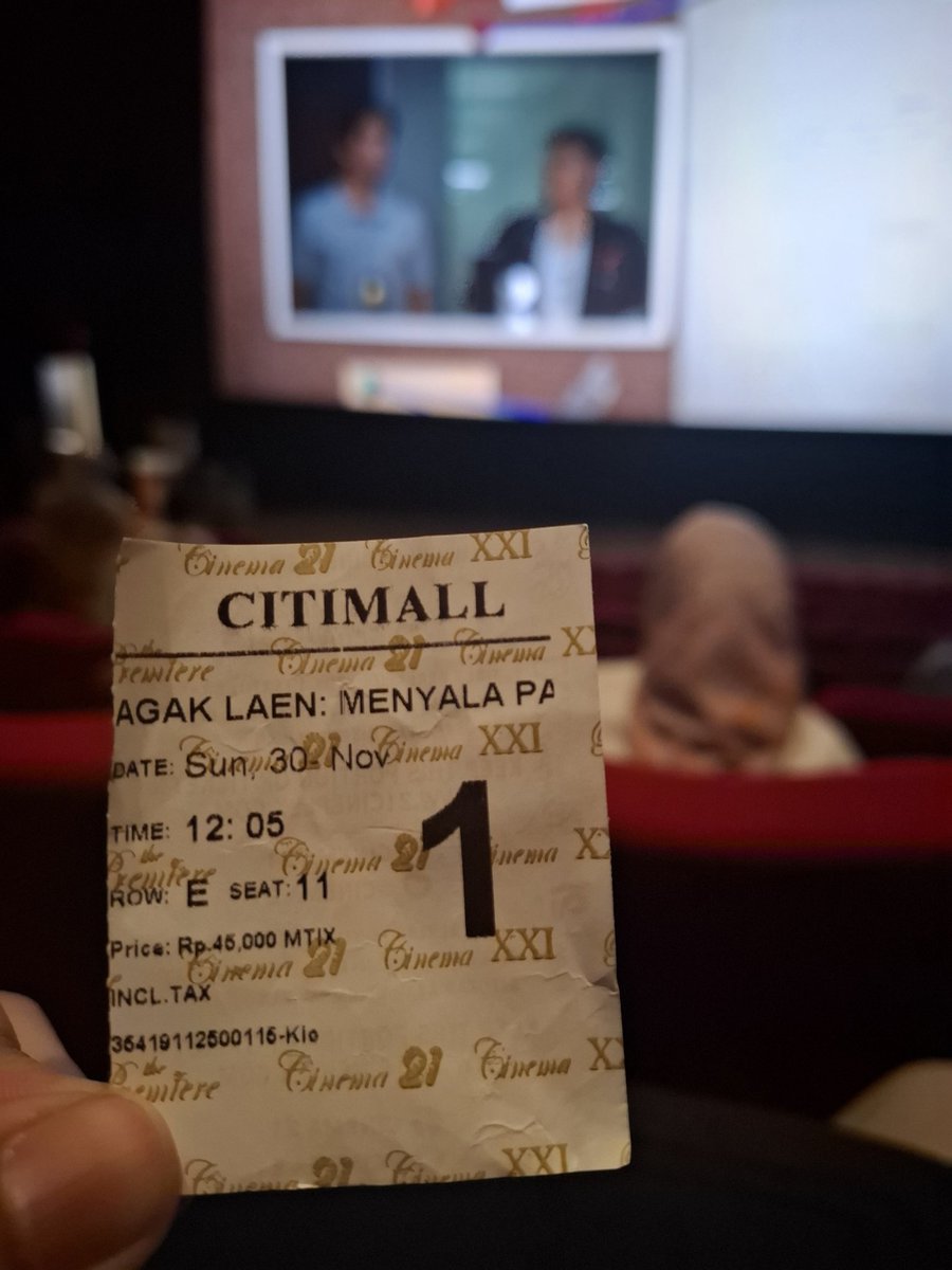 Nonton Agak Laen 2 got unreasonably emotional pas Boris bilang "Sumatera-nya udah hilang dek tinggal lambungnya aja".
The line supposed to be funny, but knowing the disaster that happened there is devastating, most of my family are there man.