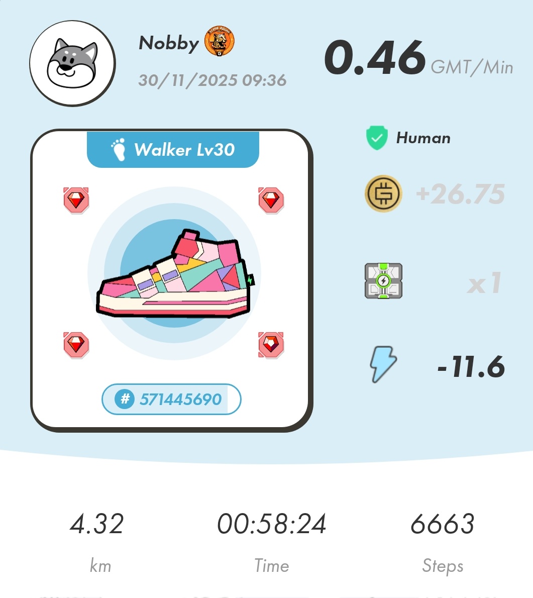 晩秋ウォーキング✨
もう11月も終わり。散歩は相変わらず楽しいしプライベートはまあまあ充実してたが、欲を言えば投資方面はもっとうまくやれたよな〜 とか思いながらの⚡20エナ🏃✨

#STEPN #ステップン #STEPNGO