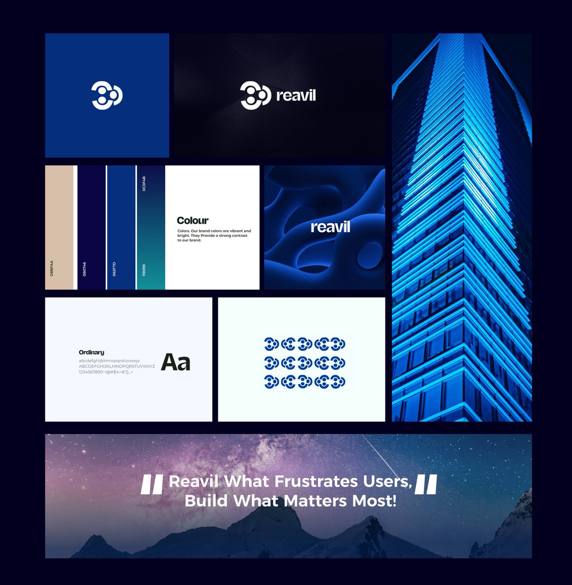 jeebz_a's tweet image. Completed the brand identity for my new company “Reavil” how did i do? Piloting our first mvp this week. Excited!

#branding #graphicsdesigner #UIUX #productdesign #Designer #logoinspiration