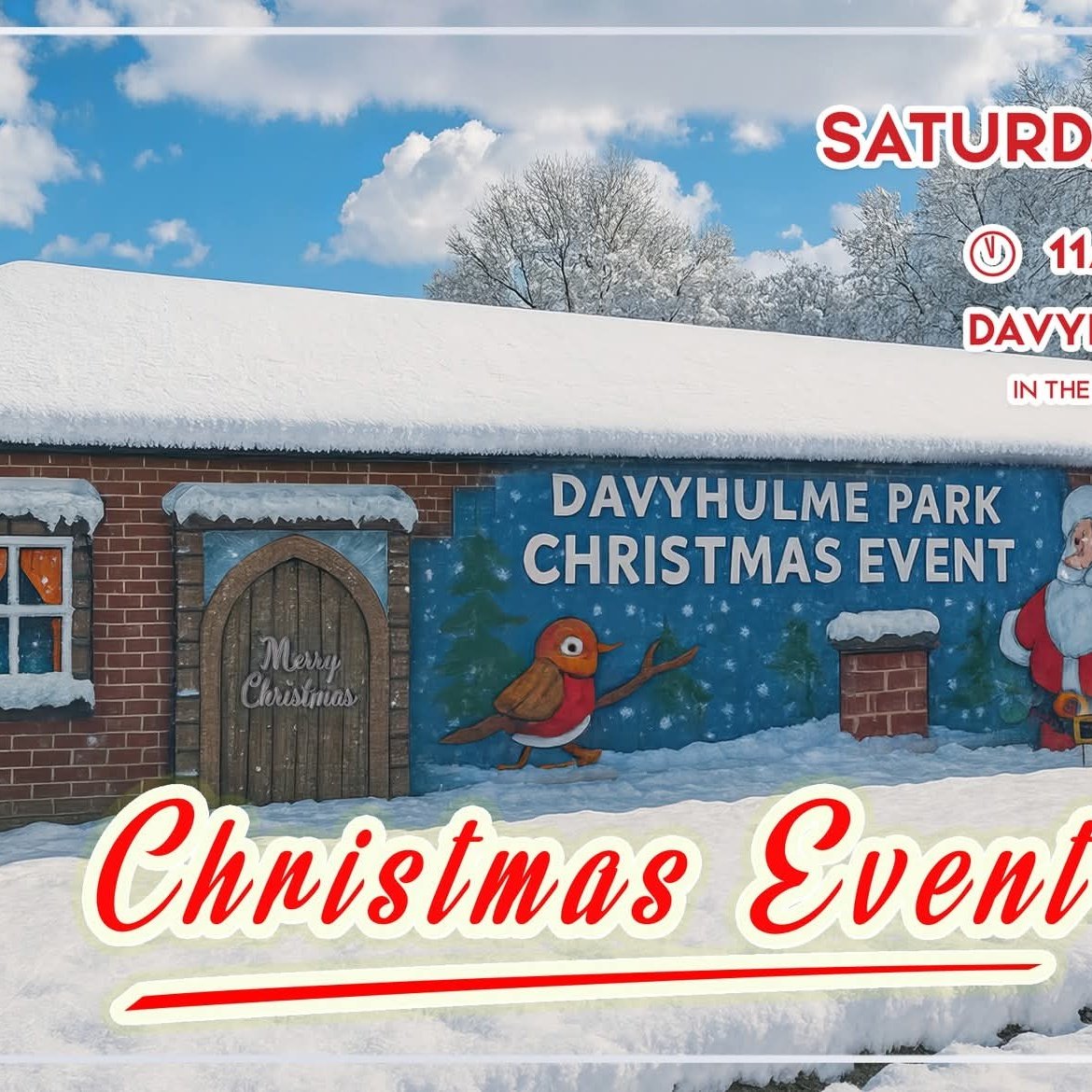 Put it in your diary. Sat 6th December.  11 til 2.