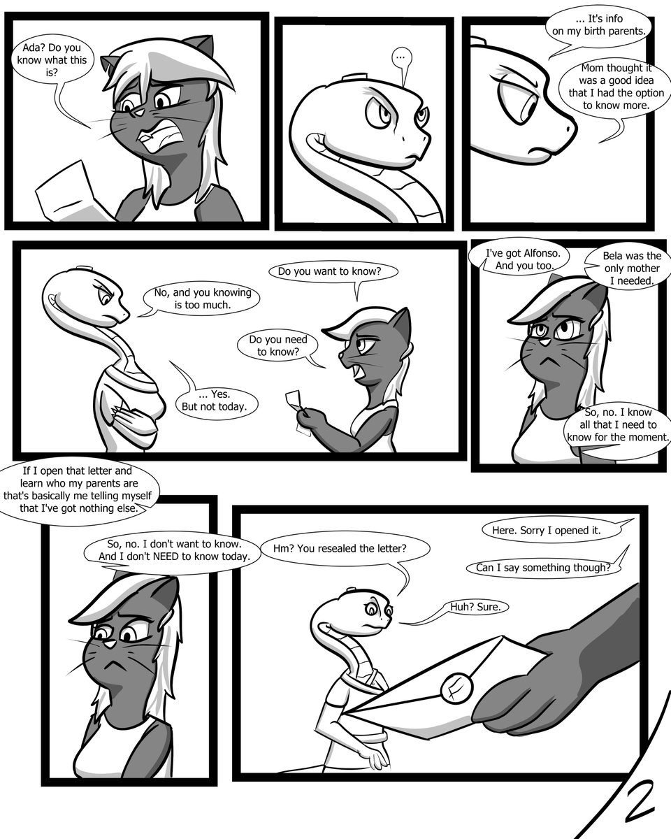 ShortGemHunters's tweet photo. And here we have it, the three-page comic special for the holidays of 2025!

The previous comic was intended to tie into something else related to the letter, but that project was cancelled, so I wanted to follow up on it in a different way.

#gemhunters #deaf #comic https://t.co/fxp6bTCJ2W