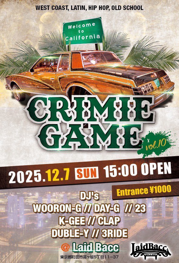 TheRealKgeeJpn's tweet photo. 来週の日曜日は町田でDAYイベントに出演します！

普段夜のイベント遊びに来れない方もぜひ遊びに来て下さい👍 https://t.co/dNetrnqY1e