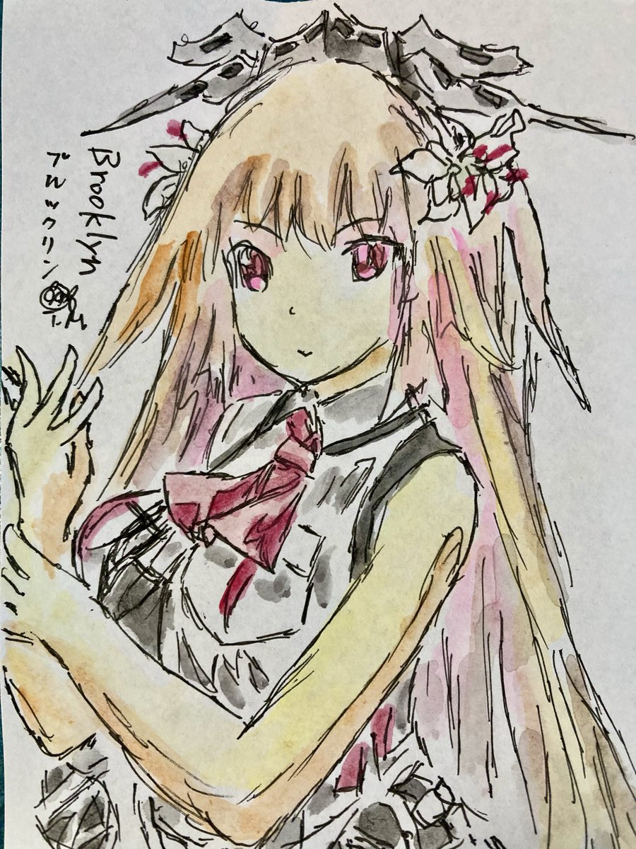 艦これ版深夜の真剣お絵描き60分一本勝負 #艦これ版真剣お絵描き60分一