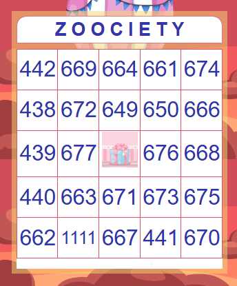 lovable_lor's tweet photo. Manifesting a Zoociety 1/1 from one of these numbers π§Ώβ¨
Try your luck at a 1/1 too! Buy your own Zoociety NFTs at https://t.co/jJOD8tdeha
#MINTZOO #WENZOO @ZoocietyNFT https://t.co/Hyxa0IKlFl