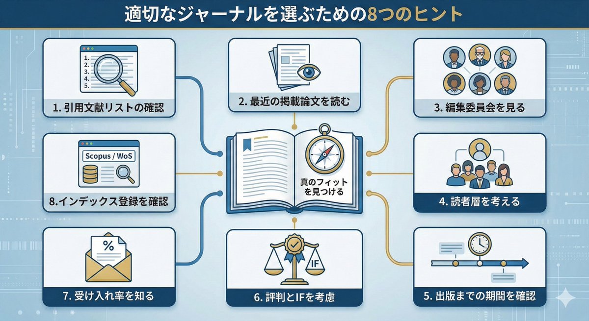 ai_biostat's tweet image. 論文投稿先を選ぶときの８つのヒント
「8 Tips for Choosing the Right Journal」

publishnotperish.net/p/8-tips-for-c…