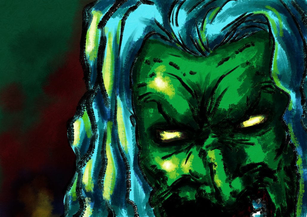 RkjWgmdEXzzINjz's tweet image. 昔描いたロブゾンビ
#ロブゾンビ　#RobZombie　#ワンドロ