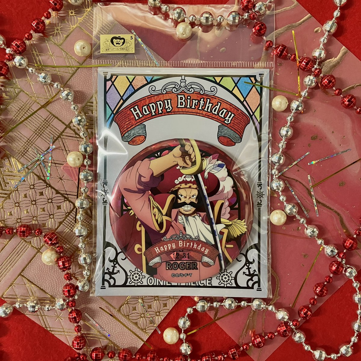 新商品】麦わらストア限定 ワンピース HBDステンドグラス風ホログラム