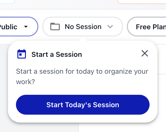 techguyver's tweet image. One of the most useful features - Automatically create dated sessions based on when you create stuff

Everything is auto organized like a &quot;daily journal&quot; 

making it very easy to organize, analyze... Every single day.

feels super natural
