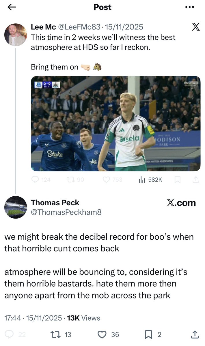 King_Kevs_Rant's tweet photo. Tell ya ginger fanny mate we said hello Thomas, hope it’s ruined your weekend, pair of Jimmy Corkhill shagging gobshites.

#EVENEW
#NUFC https://t.co/zdU3FeQIjd