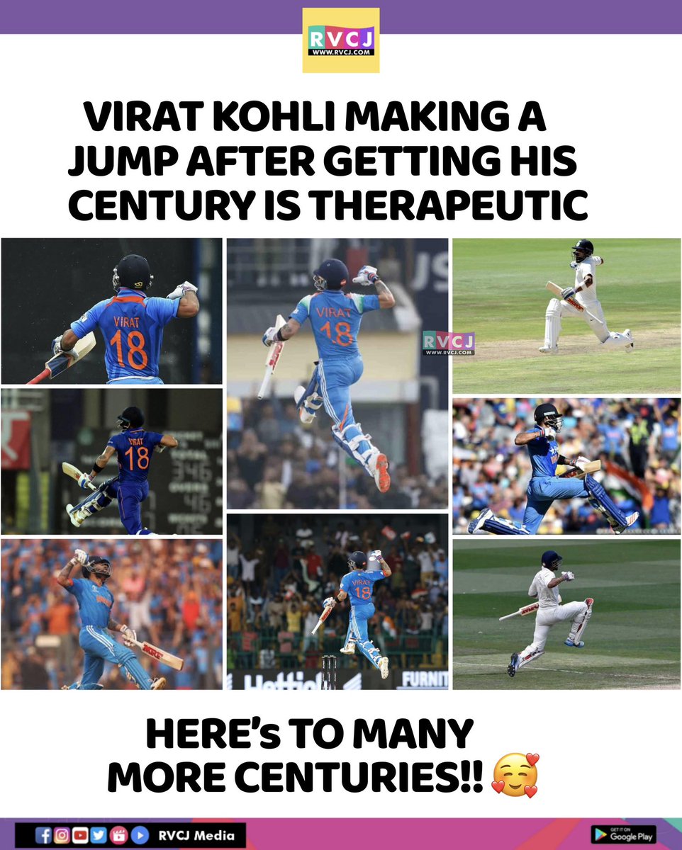 That Virat Kohli celebration jump just hits different every single time 🔥❤️#ViratKohli #KingKohli #KohliCentury #KohliFans #CricketLove #CricketVibes #TeamIndia #Goat #CricketReels