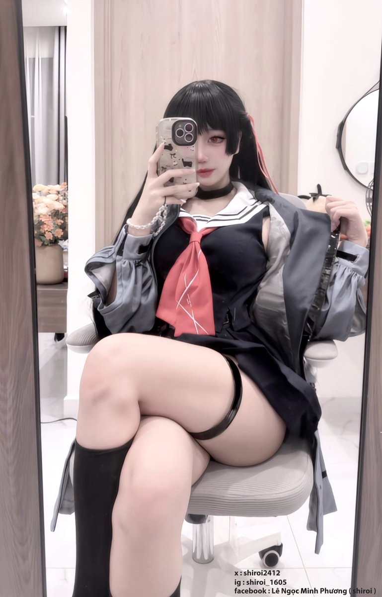 千咲(鳴潮)コスプレ vs 私服の比較