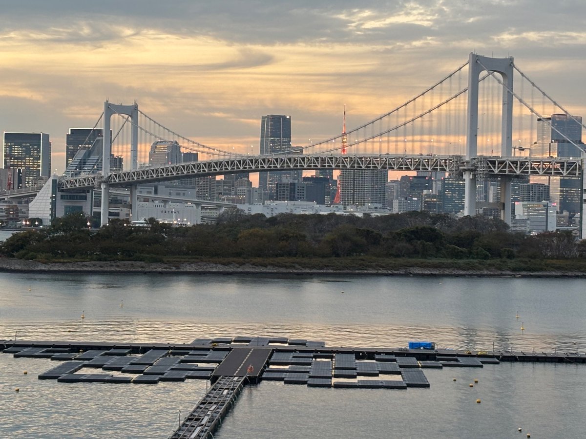 Healthstarter's tweet photo. Tokyo Bay
Magical in the evening. https://t.co/UIblR7qUFT