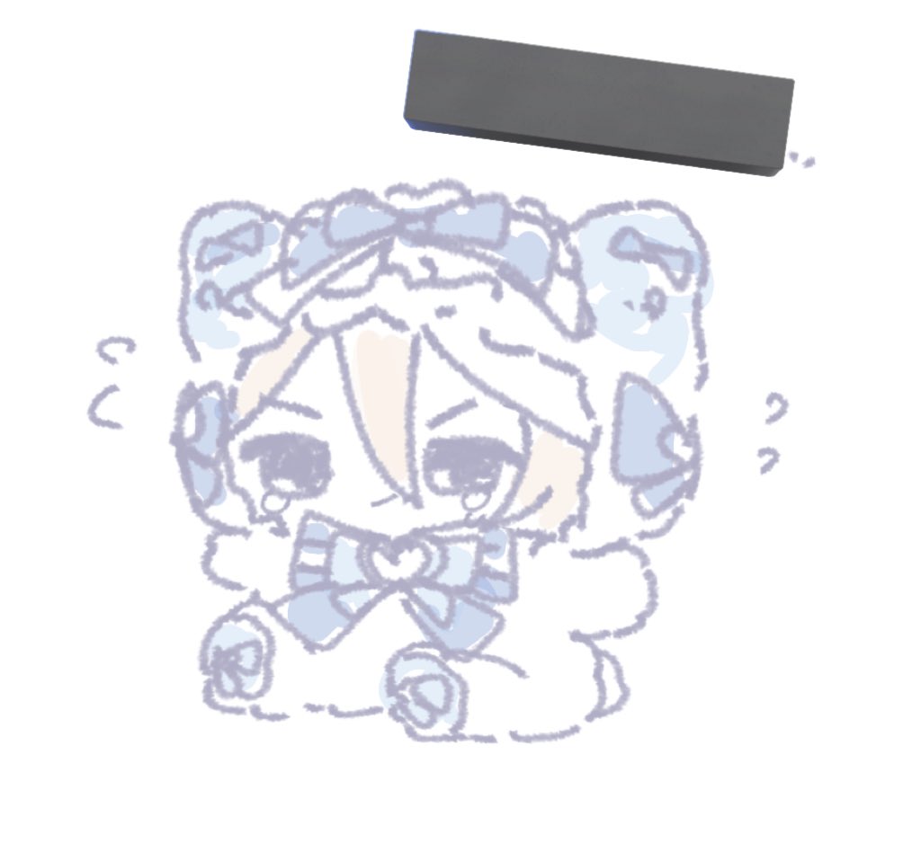 snow_milk00's tweet image. ぬい絵もたまに描いてる(！？)けどかわいいと思います