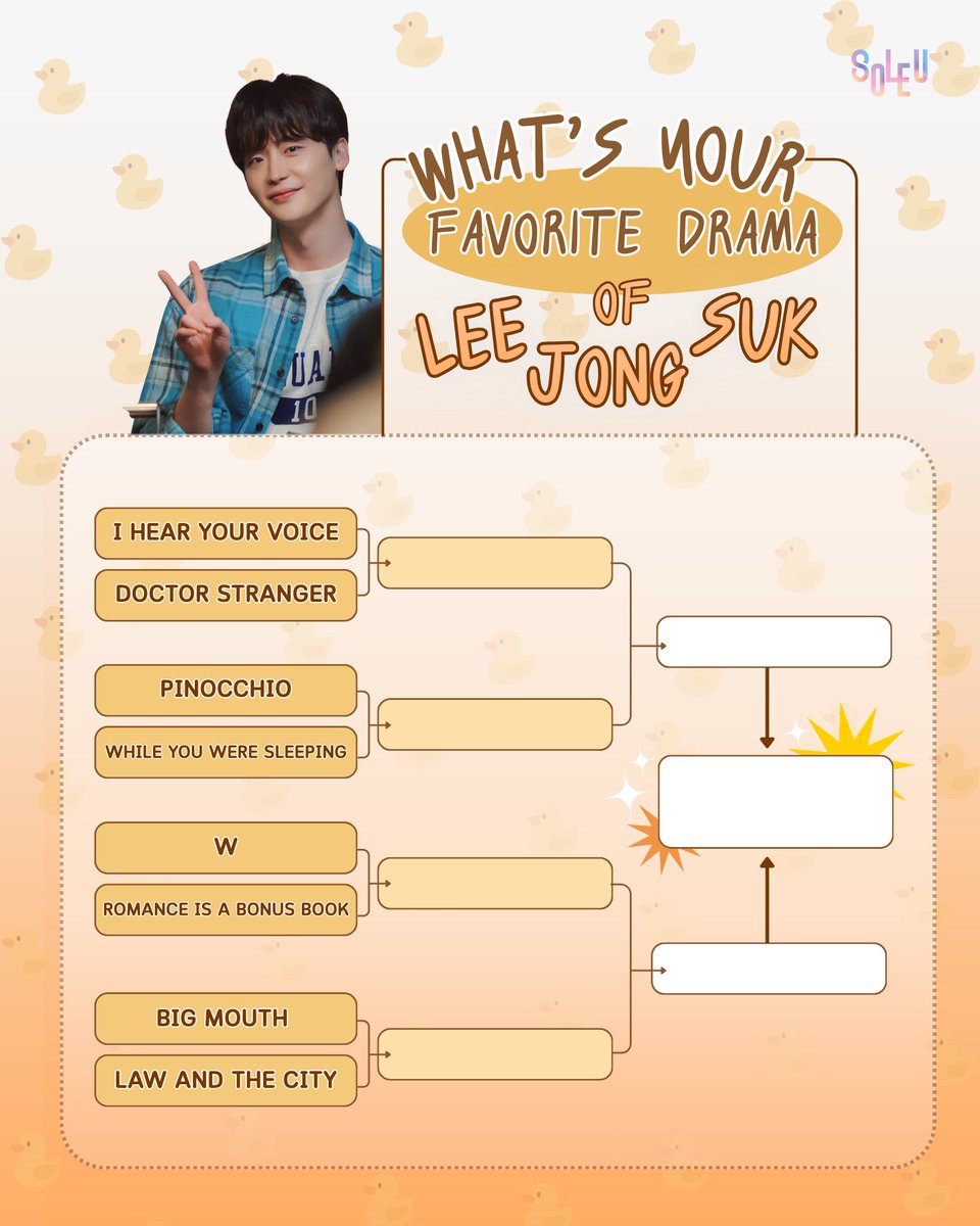 เลือกยากมาก แต่ต้องเลือก!🤯 เรื่องที่ขึ้นหิ้งของ With ทุกคนคือเรื่องไหน?! แชร์มาบอกกันใต้คอมเมนต์ได้เลย 💬 👇

Time for a tough decision! 🤯 Rank it &amp; Leave us a comment! 💬👇: What's Your Favorite Lee Jong Suk Drama?"

#LEEJONGSUK_With_JustLikeThis #With_JustLikeThis_in_BKK